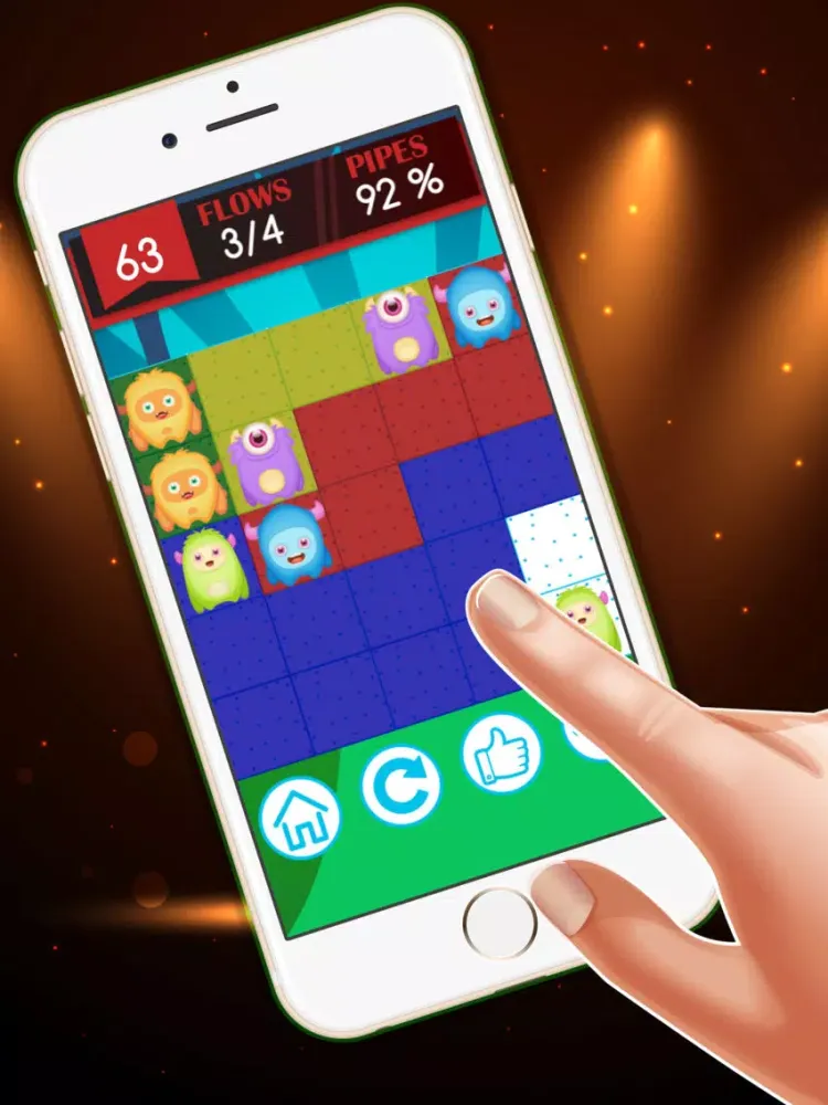 Monsters Move puzzle for kids : - Super high hd game for free iPad  Screenshots