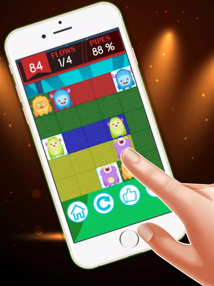 Monsters Move puzzle for kids : - Super high hd game for free iPad  Screenshots