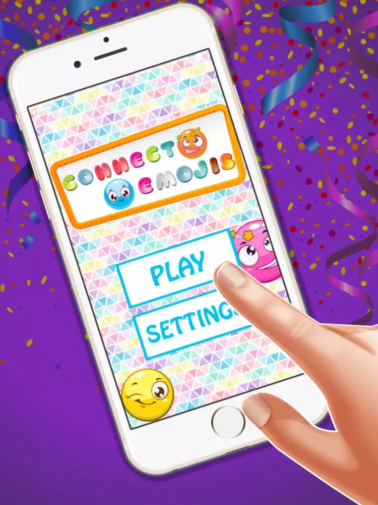 Connect Emojis Quiz : - The new cool hd game of ' emoji face join ' for boys and girls iPad  স্ক্রিনশট