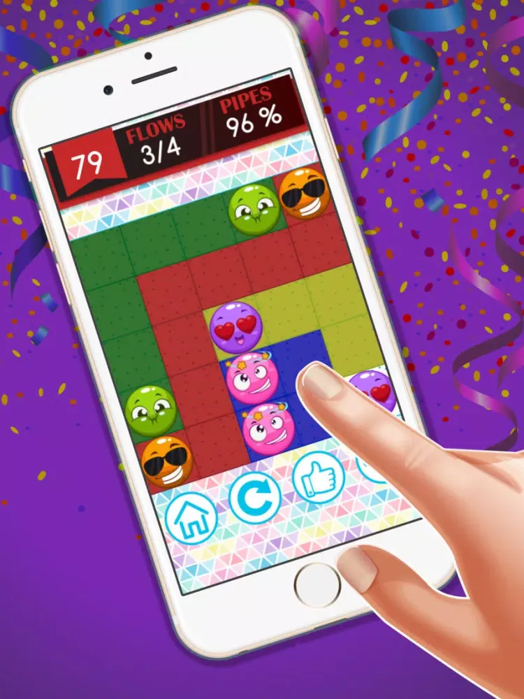 Connect Emojis Quiz : - The new cool hd game of ' emoji face join ' for boys and girls iPad  স্ক্রিনশট