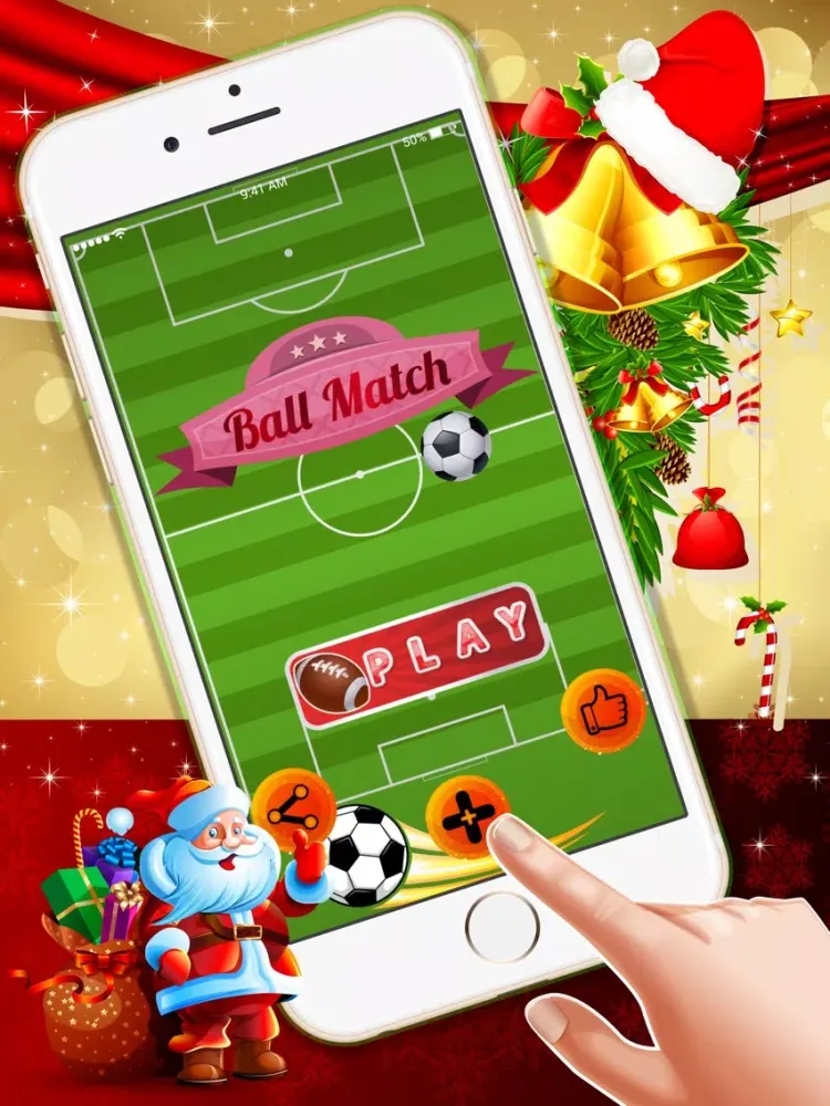 Ball Match 3 : - Awesome matching game for Christmas season ! iPad 應用截圖