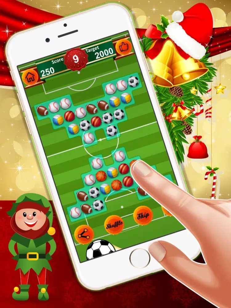 Ball Match 3 : - Awesome matching game for Christmas season ! iPad 應用截圖