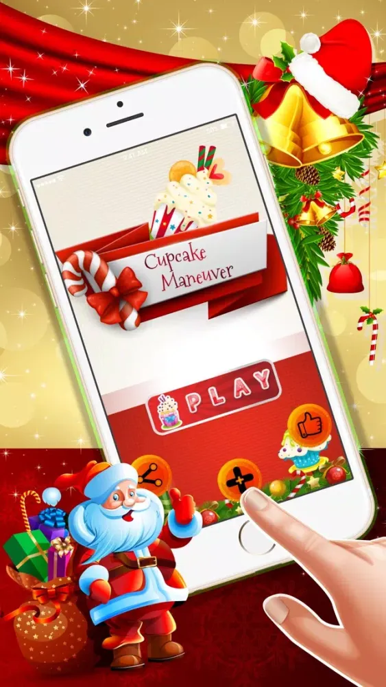 Cupcake Maneuver : - A match 3 puzzles for Christmas season应用截图
