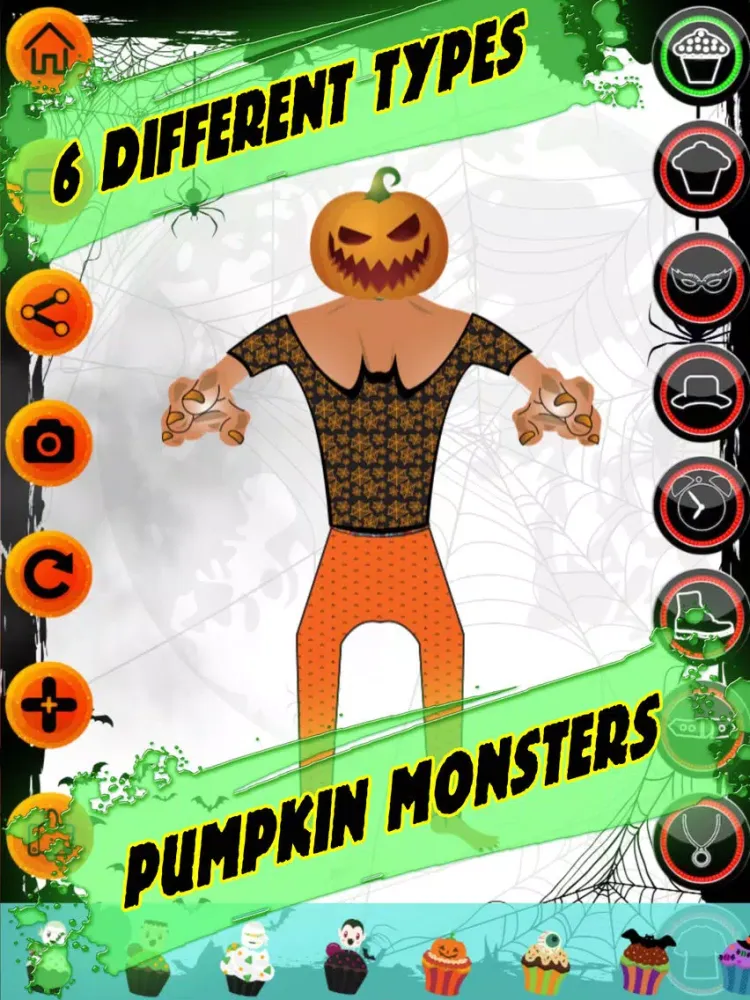 Tangkapan skrin Halloween costumes dress up & makeup game for kids iPad 