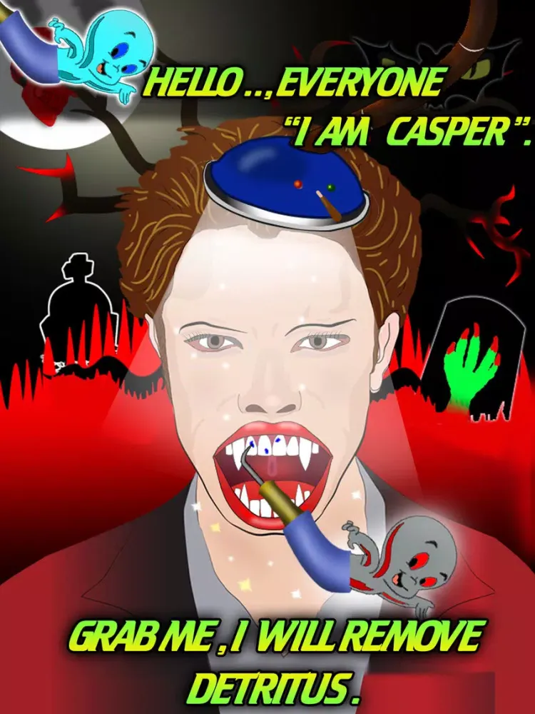 Capturas de tela do Ultimate Vampire Dentist-Best crazy celebrity stars dentist hospital game for tooth cleaning and mouth oral treatment iPad 