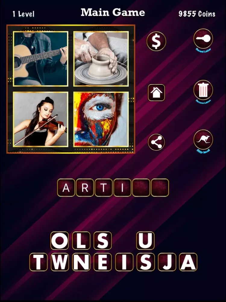Word Genius - 4 Pics Puzzle hd iPad  سکرین شاٹس