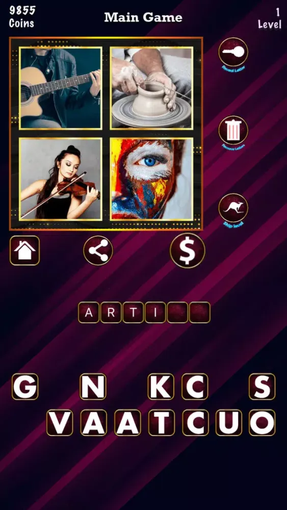 Word Genius - 4 Pics Puzzle hd سکرین شاٹس