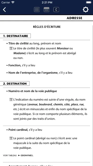 Multidictionnaire স্ক্রিনশট