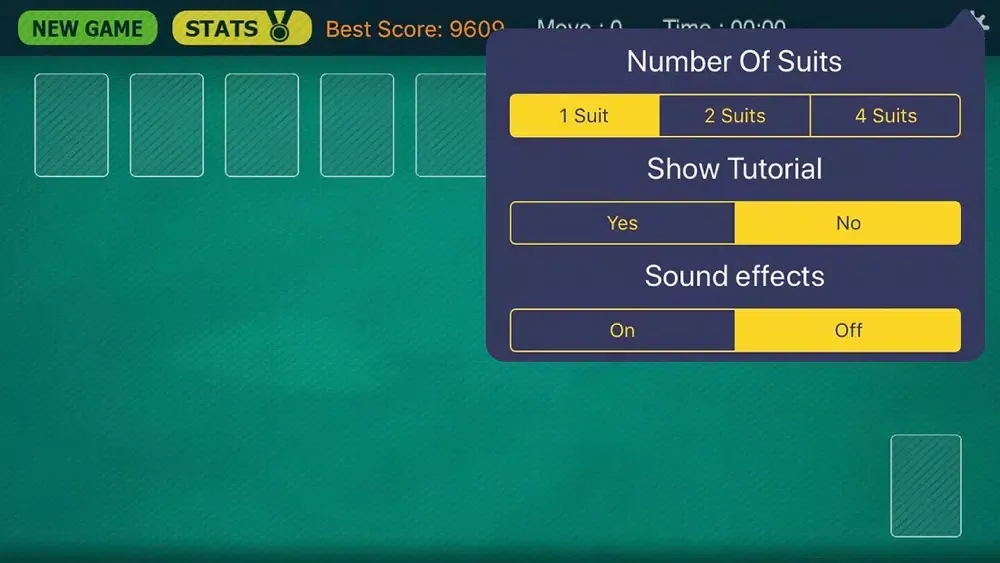 ภาพหน้าจอของ Spider Solitaire Suits