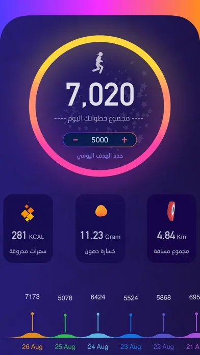 خطواتي محترف スクリーンショット