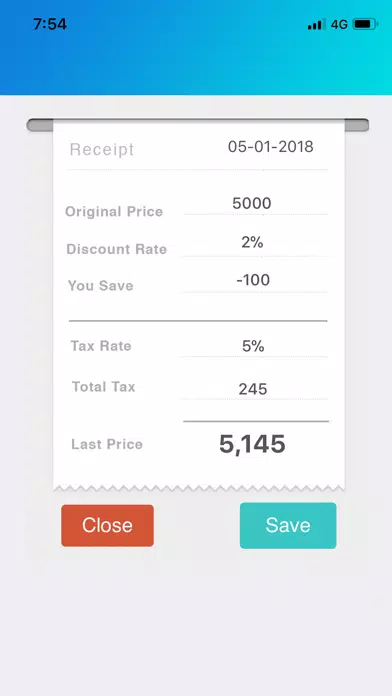 Tax & Sales Calc Screenshots
