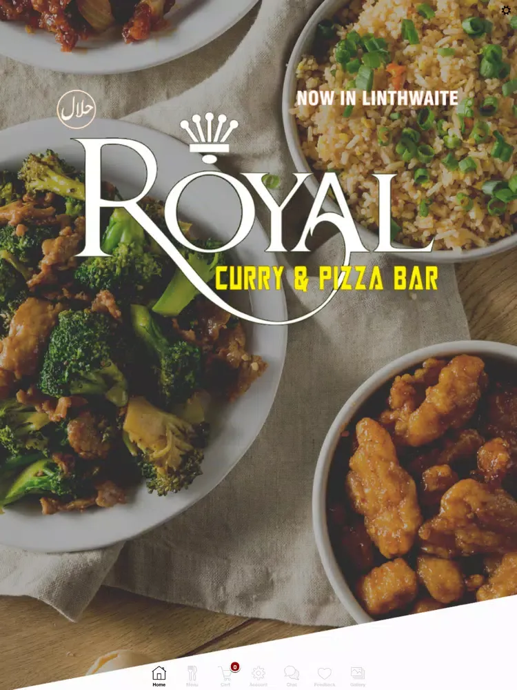 Qamar Curry and Pizza Bar iPad 应用截图