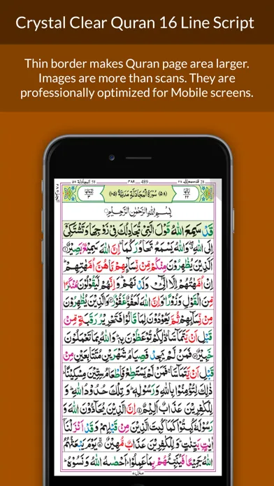 Captures d'écran de Quran 16 Line