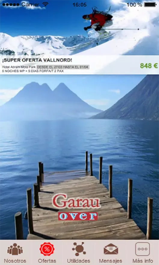 Capturas de pantalla de Garau Viajes