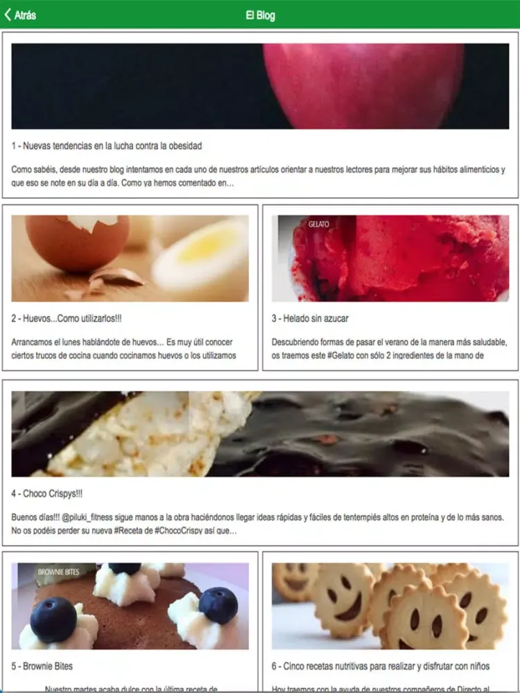 Screenshot di OUTLETNUTRITION iPad 