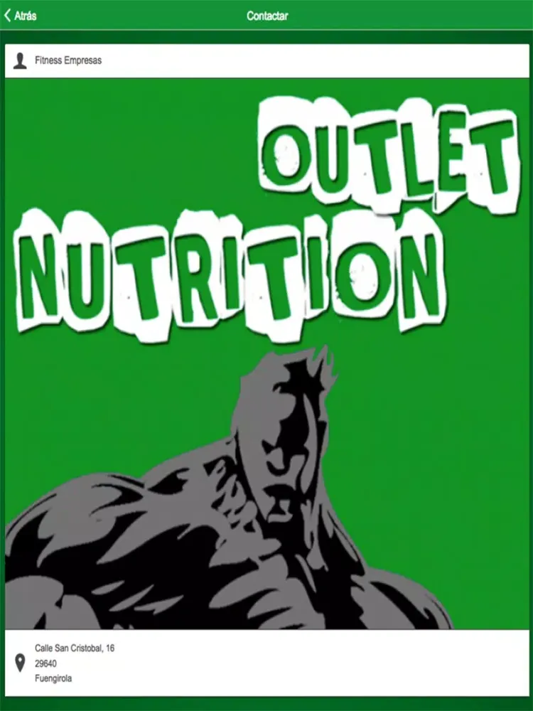 Screenshot di OUTLETNUTRITION iPad 