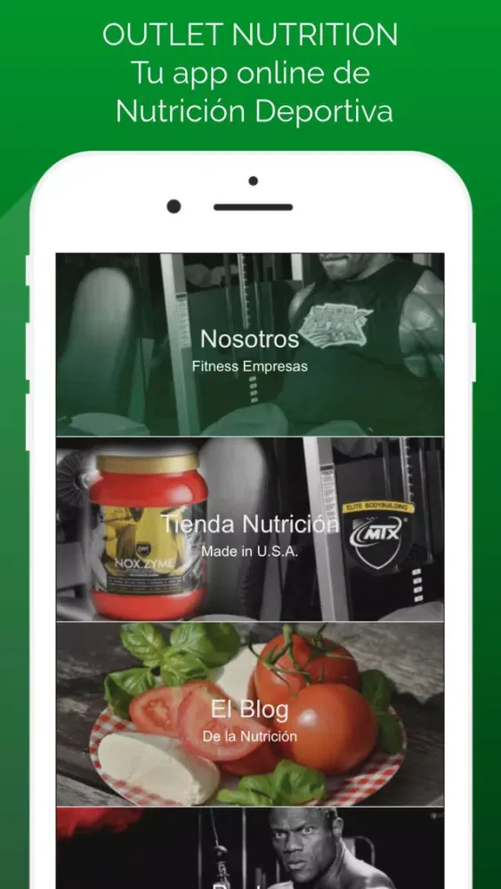 Screenshot di OUTLETNUTRITION