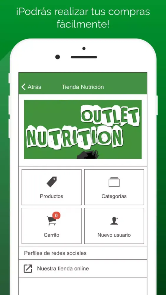 Screenshot di OUTLETNUTRITION