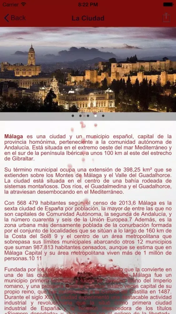 Capturas de pantalla de Vinos Malaga