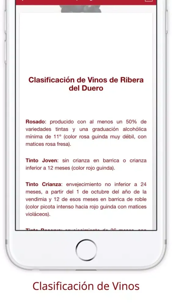 Vinos Ribera del Duero Ekran Görüntüleri