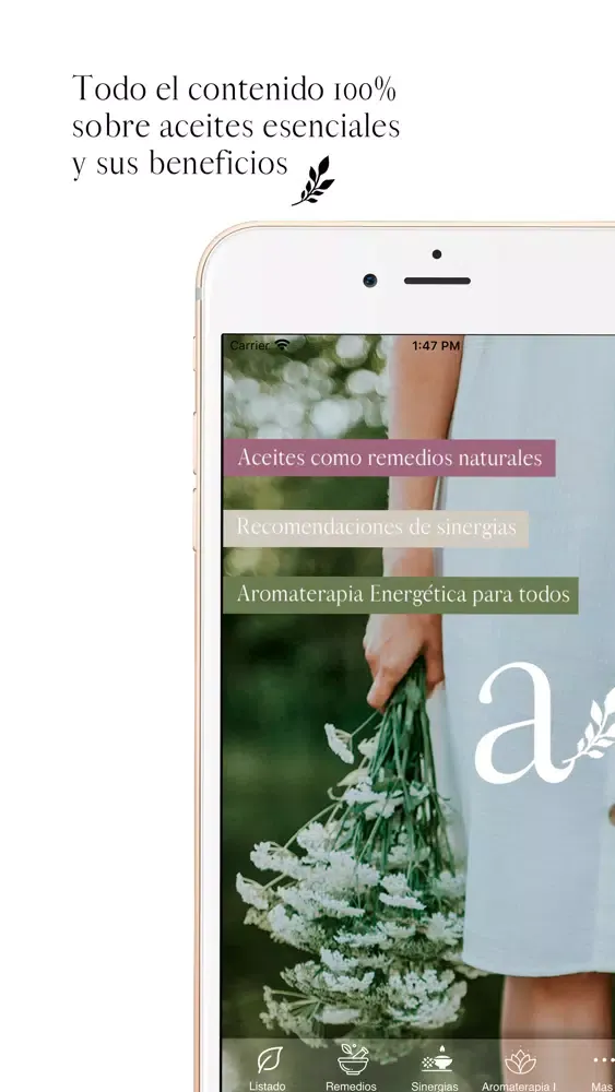 Capturas de tela do Aromaterapia - Cuerpo y Mente