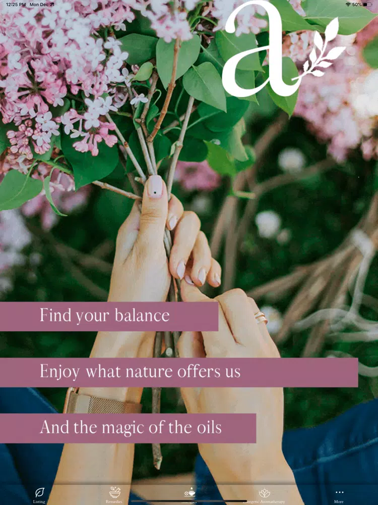 Aromatherapy - Body and Mind iPad  Screenshots