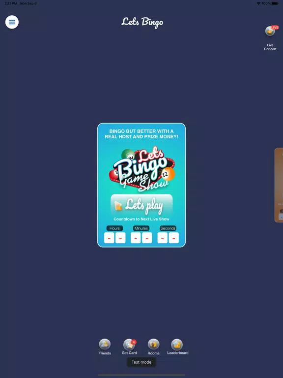 Tangkapan skrin Lets Bingo - Best Live Bingo iPad 