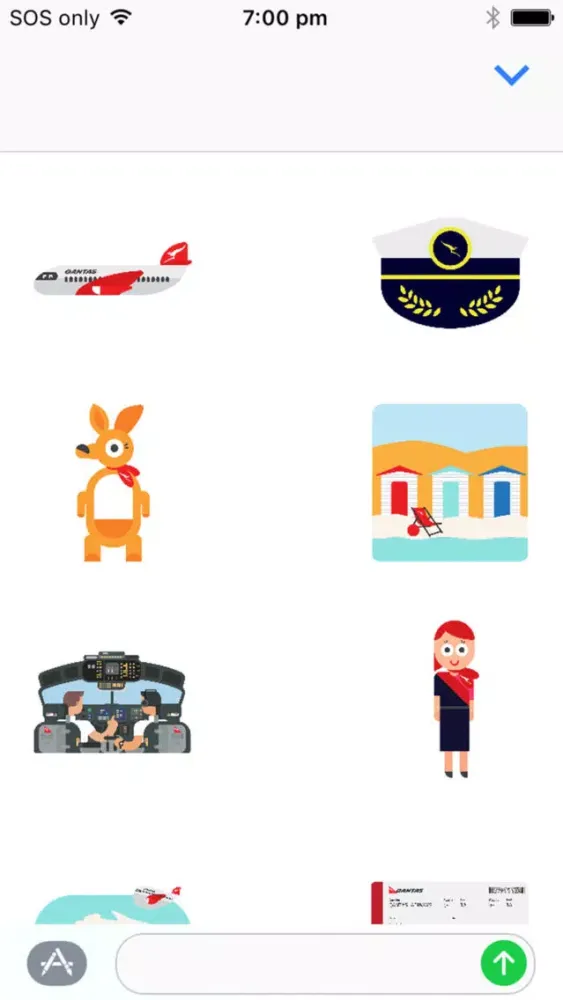 تصاویر Qantas Stickers