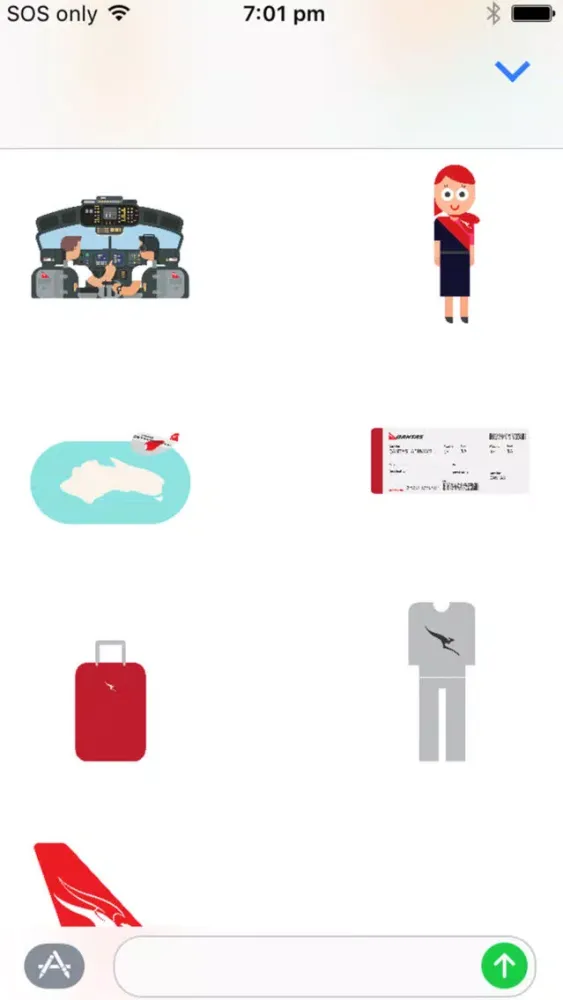 تصاویر Qantas Stickers