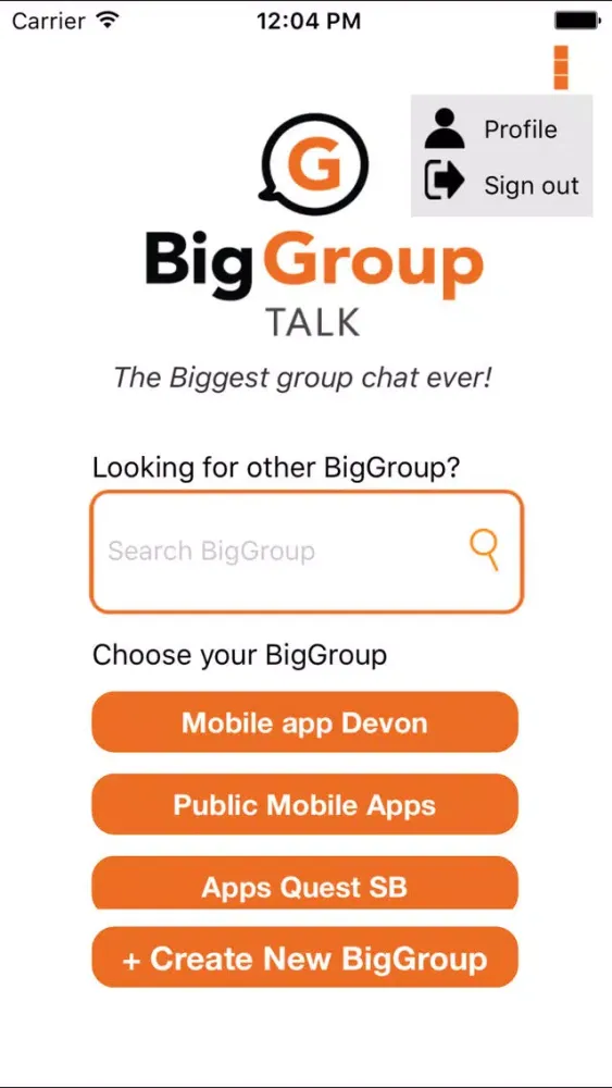 Big Group - Admin应用截图