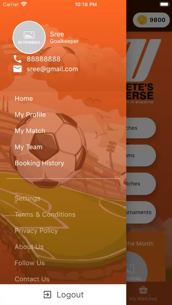 AU Sports स्क्रीनशॉट