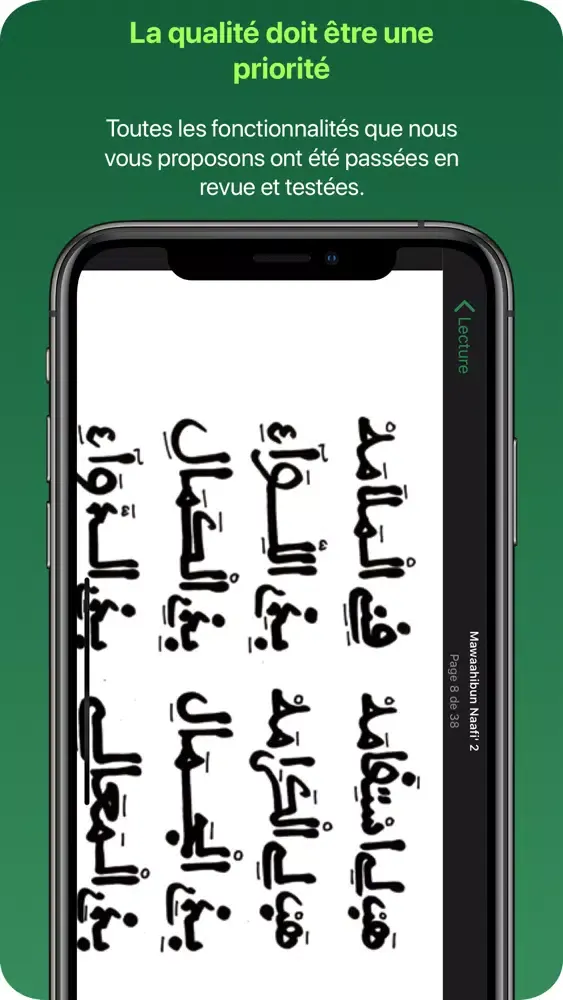 Ảnh chụp màn hình của Qasida Pro