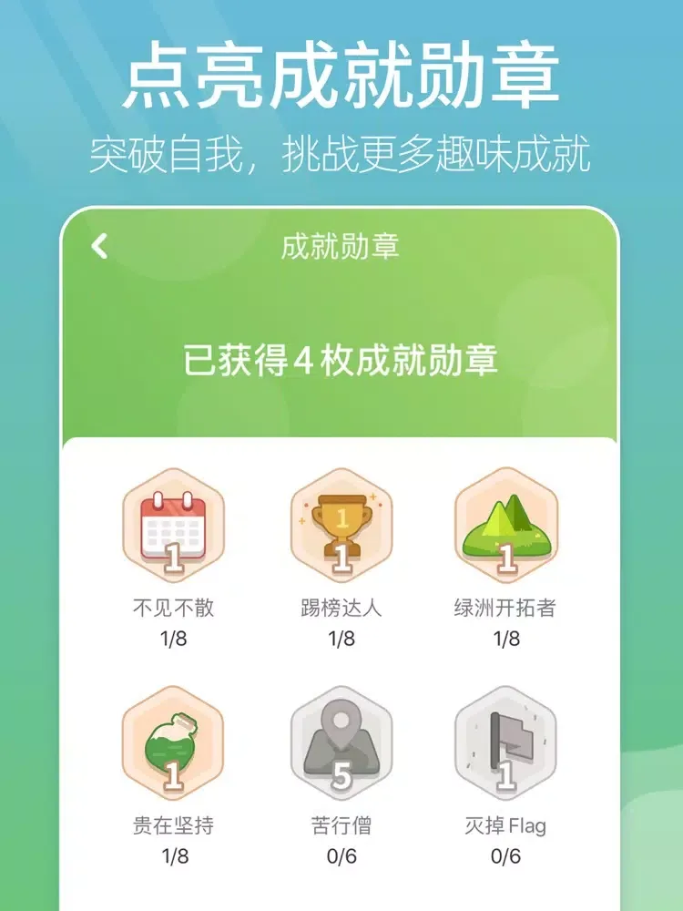 Ảnh chụp màn hình của 行走绿洲-计步运动减肥健身助手 iPad 