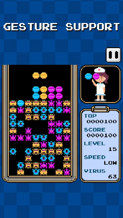Dr. Virus - 8 bit Version سکرین شاٹس