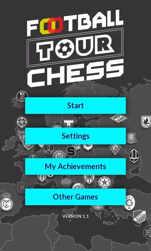 ภาพหน้าจอของ Football Tour Chess