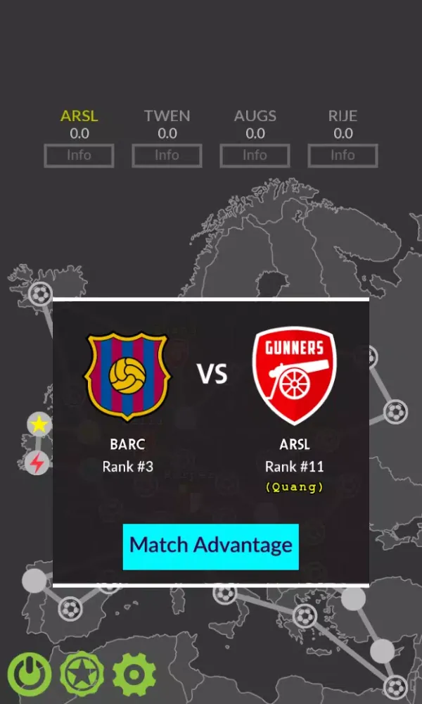 ภาพหน้าจอของ Football Tour Chess