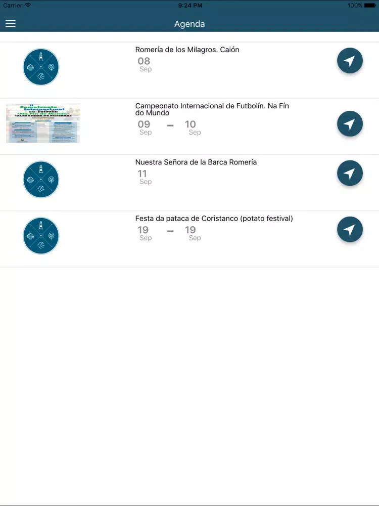 Costa da Morte CMAT iPad  Ekran Görüntüleri