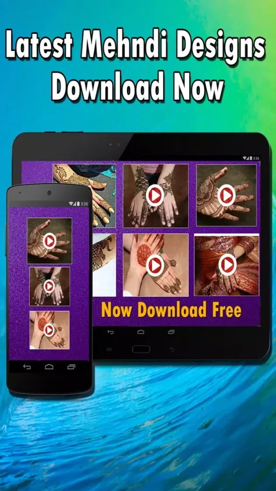 ภาพหน้าจอของ Easy Mehndi Design Videos 2017