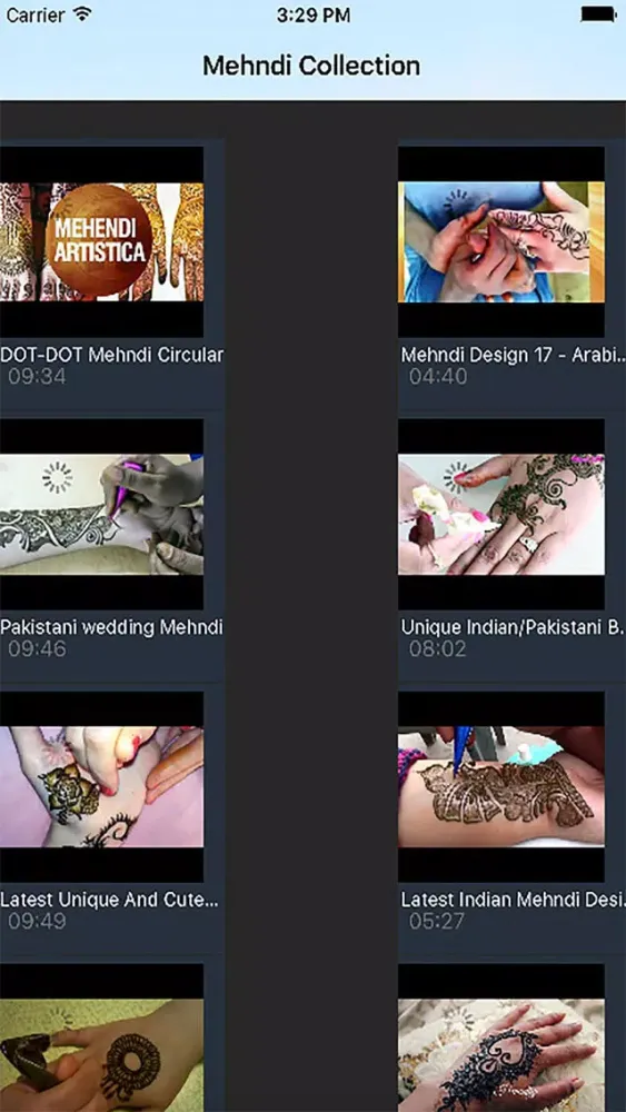Скриншоты New Easy Mehndi Design Videos 2017