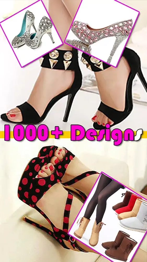 ภาพหน้าจอของ Stylish Ladies Shoes Designs