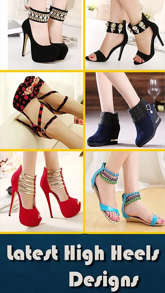ภาพหน้าจอของ Stylish Ladies Shoes Designs