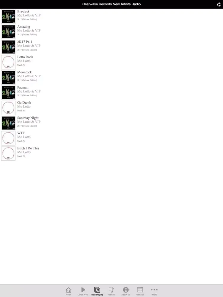 Heatwave Records New Artists iPad 应用截图