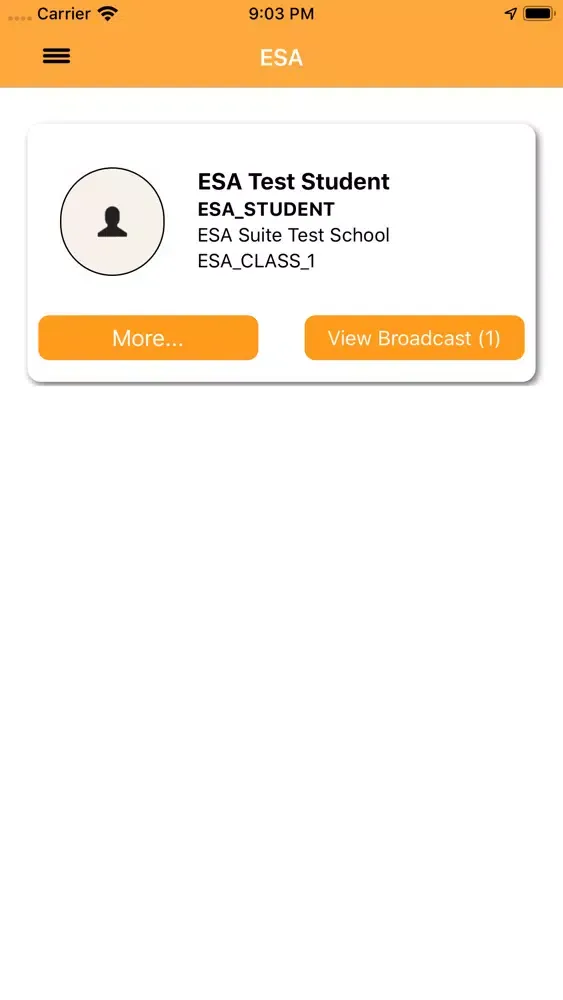 ESA Suite Parent 스크린샷