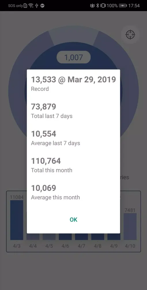 Pedometer, step counter স্ক্রিনশট