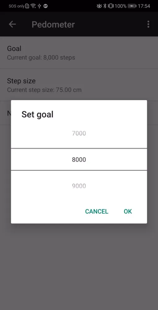 Pedometer, step counter স্ক্রিনশট