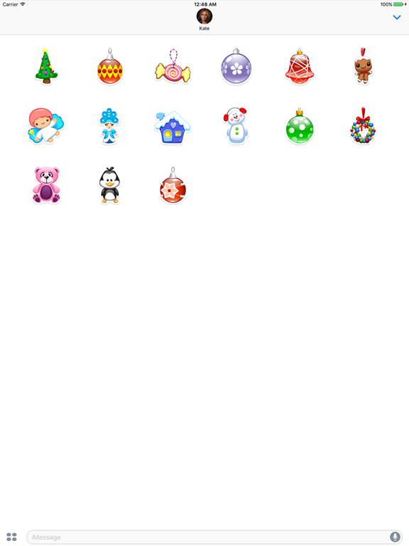 Tangkapan layar Happy New Year Stickers! iPad 