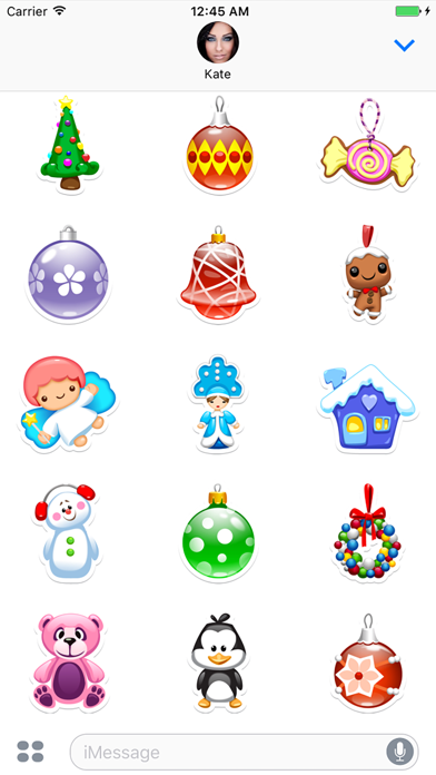 Tangkapan layar Happy New Year Stickers!