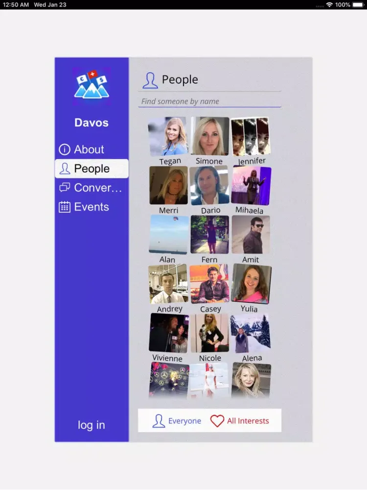 Davos iPad Screenshots
