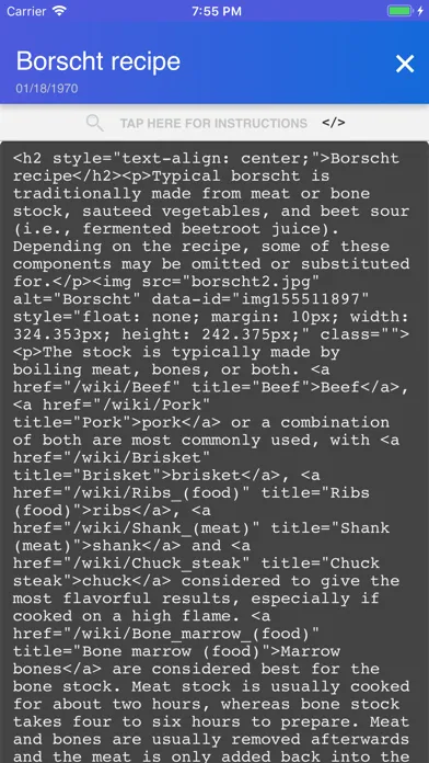 Edit HTML Ekran Görüntüleri