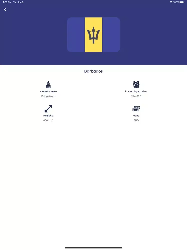 Screenshot di Q-Vlajky iPad 
